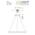 Lampa wisząca Ring mały 3000K 1xLED czarny LP-909/1P S BK