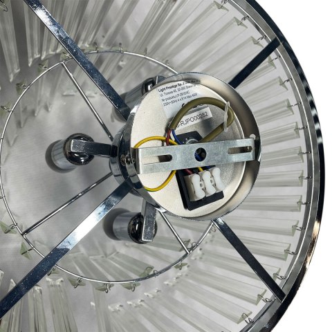 Plafon Vetro transparentna/srebrna LP-2910/4C