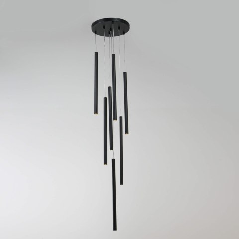 Lampa wisząca Lungo czarna LP-894/7P BK