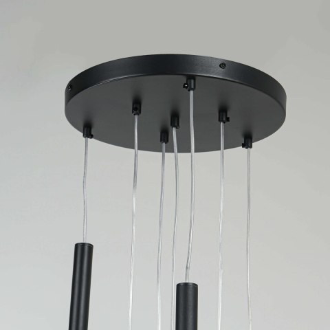 Lampa wisząca Lungo czarna LP-894/7P BK