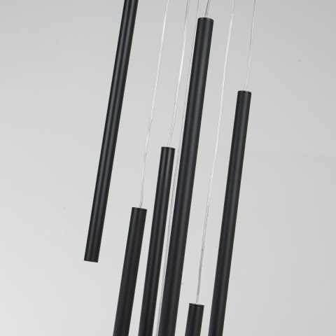 Lampa wisząca Lungo czarna LP-894/7P BK