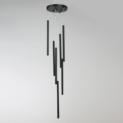 Lampa wisząca Lungo czarna LP-894/7P BK