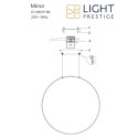 Lampa wisząca Mirror mała 1xLED złota LP-999/1P S GD