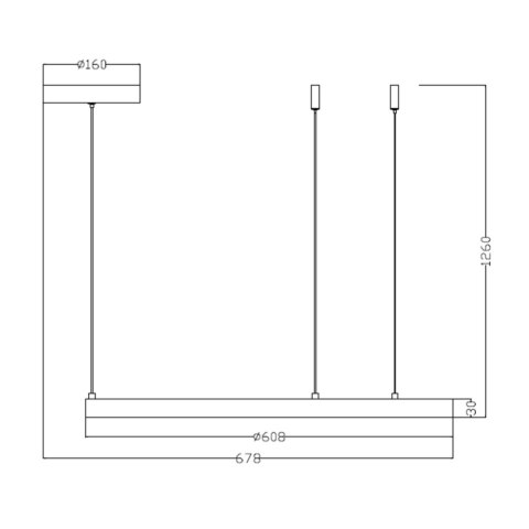 Midway lampa wisząca mała złota LP-033/1P S GD
