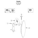 Plafon Platillo duży 1xLED złoty LP-8102/1C-18W GD CCT