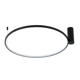 Plafon Ring L CCT 1xLED czarny LP-909/1C L BK CCT