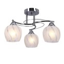 Prego lampa sufitowa chromowy E27 klosz bezbarwny 33-09456