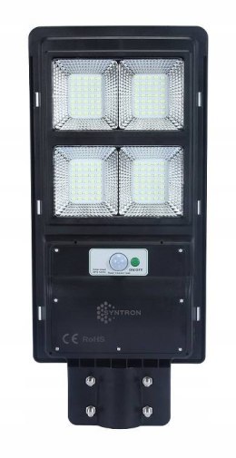 Lampa Solarna Uliczna Latarnia 120W + Pilot Uchwyt