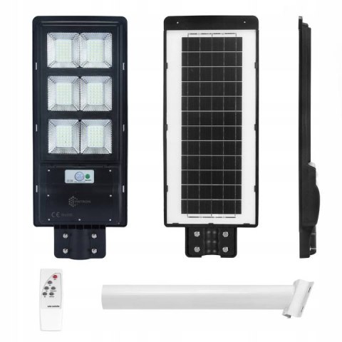 Lampa Solarna Uliczna Latarnia 240W + Pilot Uchwyt