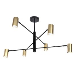 Lampa 6 x spot GU10 DD-40 czarno-złota