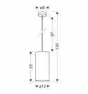 Aragona lampa wisząca 1x60 e27 abażur korkowy