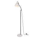 Lampa podłogowa czarno-biała skośna regulowana Zumba Candellux 51-72108