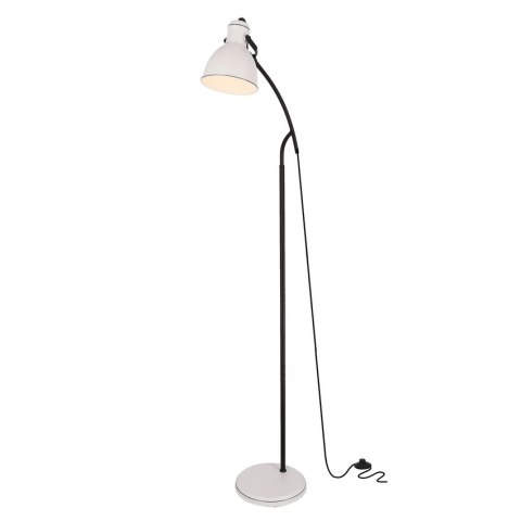 Lampa podłogowa czarno-biała skośna regulowana Zumba Candellux 51-72108