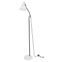 Lampa podłogowa czarno-biała skośna regulowana Zumba Candellux 51-72108