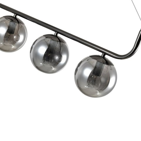 Lampa wisząca Alisa grafitowa smoked 3xE14 LP-005/3L BK
