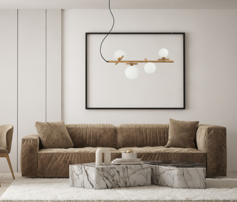 Lampa wisząca REVERSO PND-5622-4-BRO-W