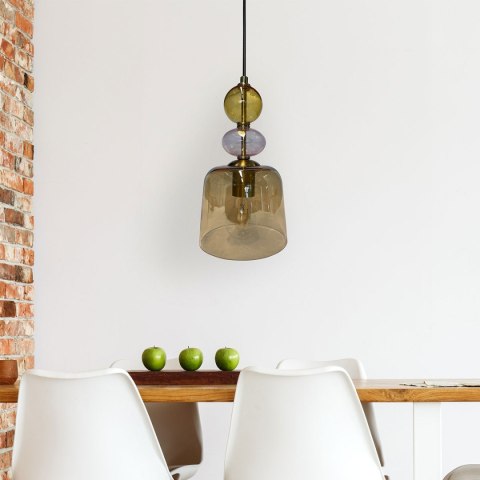 Lampa wisząca bursztynowa Tropea LP-2004/1P S AM