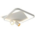 Plafon Parma 2 2xGU10 + 1xLED CCT biały kwadrat LP-0612/2C Square WH