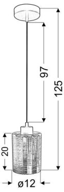 Cox zwis 12 1x60w e27 złoty