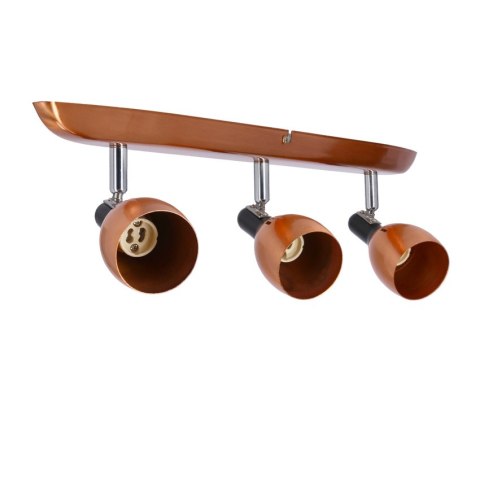 Lampa ścienna listwa 3X50W GU10 miedziany CROSS 93-32782