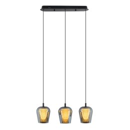 Lampa Wisząca Keso 3xLED czarna PL0141-3