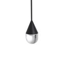 Lampa Wisząca Nata 1xLED czarna PL0104-BK