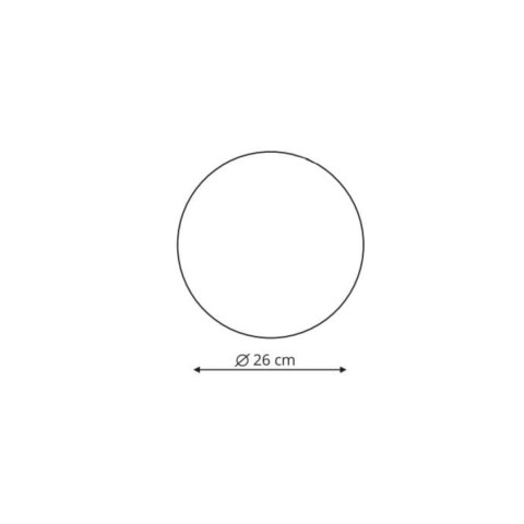 Plafon Platillo duży 1xLED złoty LP-8102/1C-18W GD CCT