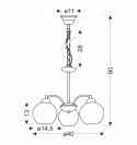 Baida lampa wisząca satynowa klosz matowo transparentny 33-16409