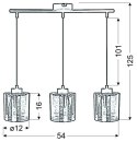 Cox zwis 3x60w e27 złoty