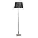 Dera lampa podłogowa satyna 1x60w E27 abażur czarny