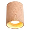 Lampa sufitowa drewniana 7,9x10cm 1xGU10 Tuba 2277165