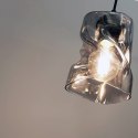 Lampa wisząca szklana czarna/dymiona Felis 31-00118