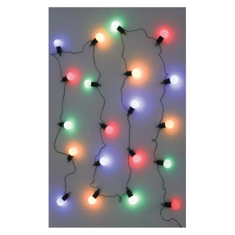 Girlanda solarna żarówkowa 20 LED kolorowa