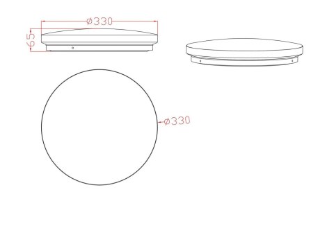 Babilon plafon okrągły mały 4000K złoty
