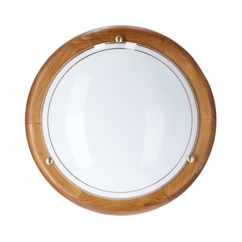 Lampa Sufitowa Candellux 1030 13-32266 Plafon Drewno Standard E27 Dąb
