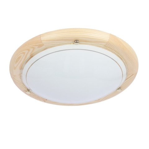 Lampa sufitowa plafon 1X60W E27 sosna STANDARD 13-32259