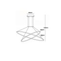 Lampa wisząca Halifax 2xLED czarna LP-940/2P BK CCT