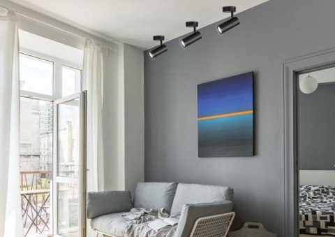 Reflektor czarny ruchomy 1xGU10 spot Colly 91-01658