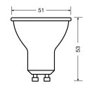 Żarówka LED GU10 szklana 6,9W 570Lm 4000K 120° PARATHOM OSRAM 3631775