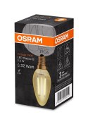 Żarówka led E14 2,5W 220lm 2400K vintage b22 świeca Osram