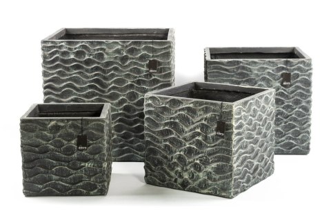 Donica z włókna szklanego, cementowa, mrozoodporna NEIRA - L_ALURO