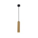 Lampa wisząca drewniana oprawa 25W GU10 25cm Tubo 31-78582