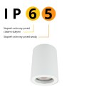 Oczko Faro natynkowa 1xGU10 biała IP65 LP-6510/1SM WH