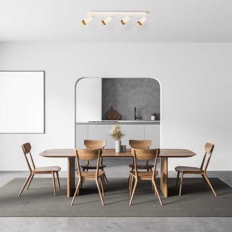 Spot Parma 4 4xGU10 + 1xLED CCT biały LP-0612/4C WH