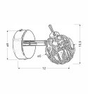 KINKIET ŚCIENNY CHROM BOMBOLA 91-70289