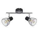 LAMPA ŚCIENNA CANDELLUX MODO 92-61522 LISTWA E14 CZARNY+CHROM