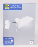 LAMPA ŚCIENNA KINKIET CANDELLUX DURIO 21-51448 E14 BIAŁY