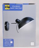 LAMPA ŚCIENNA KINKIET CANDELLUX DURIO 21-53589 E14 CZARNY