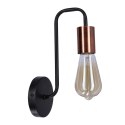 LAMPA ŚCIENNA KINKIET CANDELLUX HERPE 21-66855 E27 CZARNY