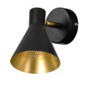 LAMPA ŚCIENNA KINKIET CANDELLUX LESS 21-70968 E14 CZARNY MATOWY